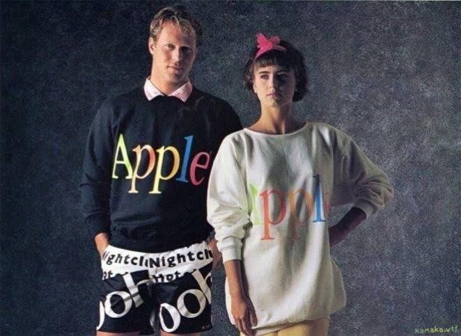 Линия одежды Apple, 1986 год